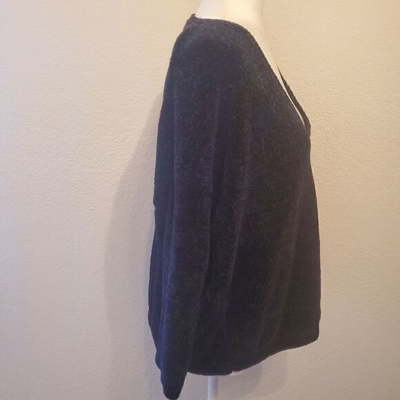 Express Black Chunky Crop Sweater Large - Picture 6 of 11